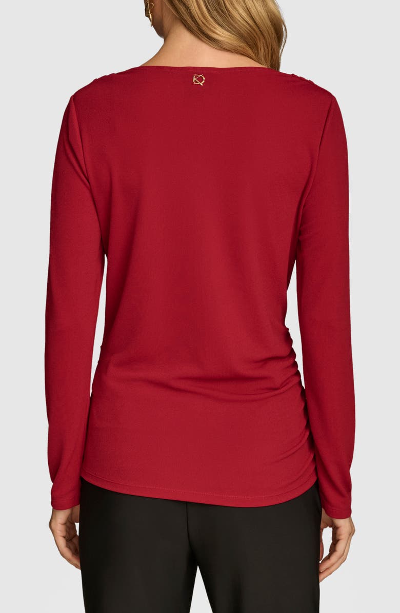 Donna Karan New York Cowl Neck Top, Alternate, color, 