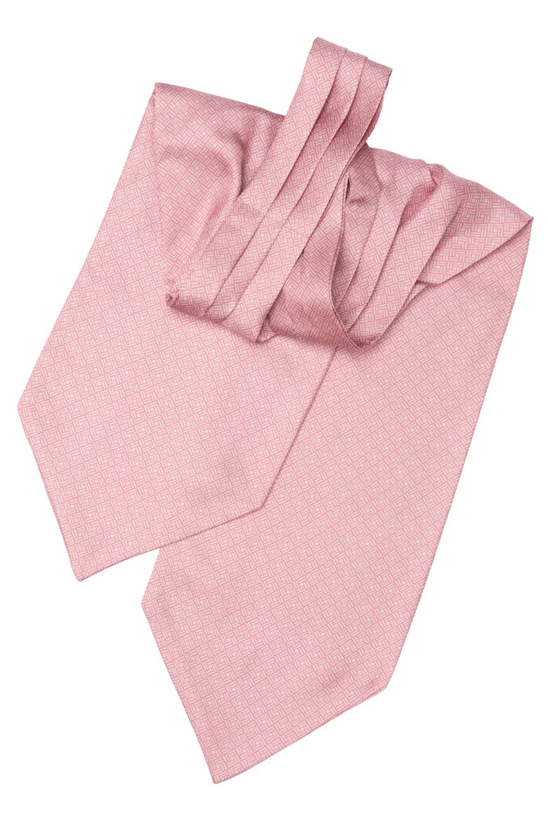 Sanremo - Silk Ascot Cravat Tie for Men, Alternate, color, Pink