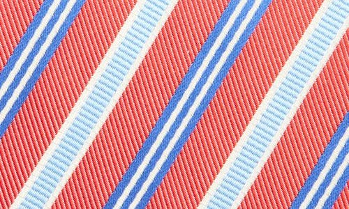 David Donahue Stripe Silk Tie