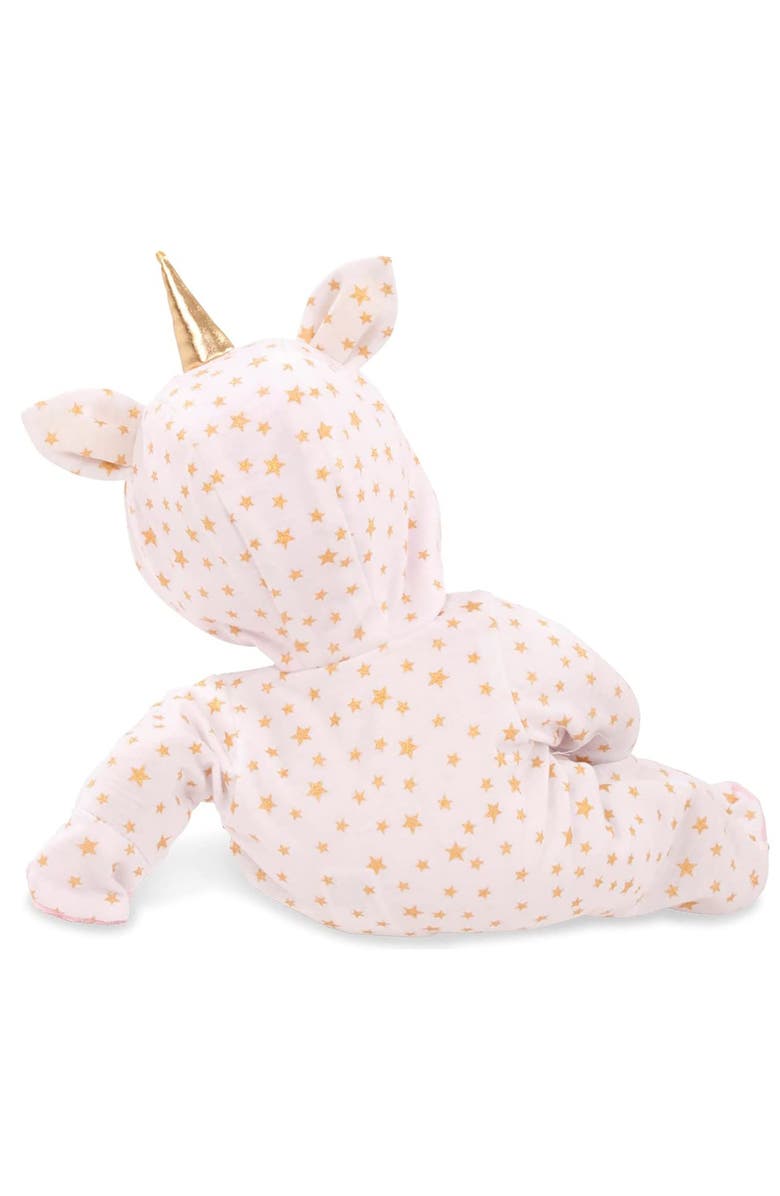 Gotz One Piece Unicorn Costume Pajama Sleeper For Baby Dolls, Alternate, color, Multicolored