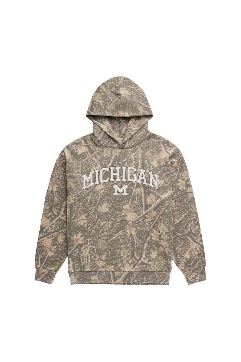 Men's Uscape Apparel  Camo Michigan Wolverines Back Bay Fleece Hoodie, Main, color, Camo
