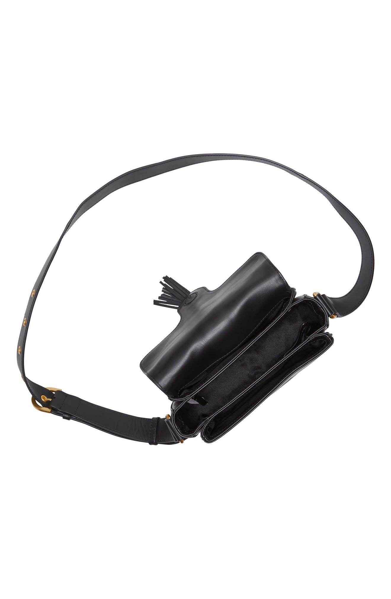 Vince Camuto Maecy Leather Crossbody Bag, Alternate, color, 