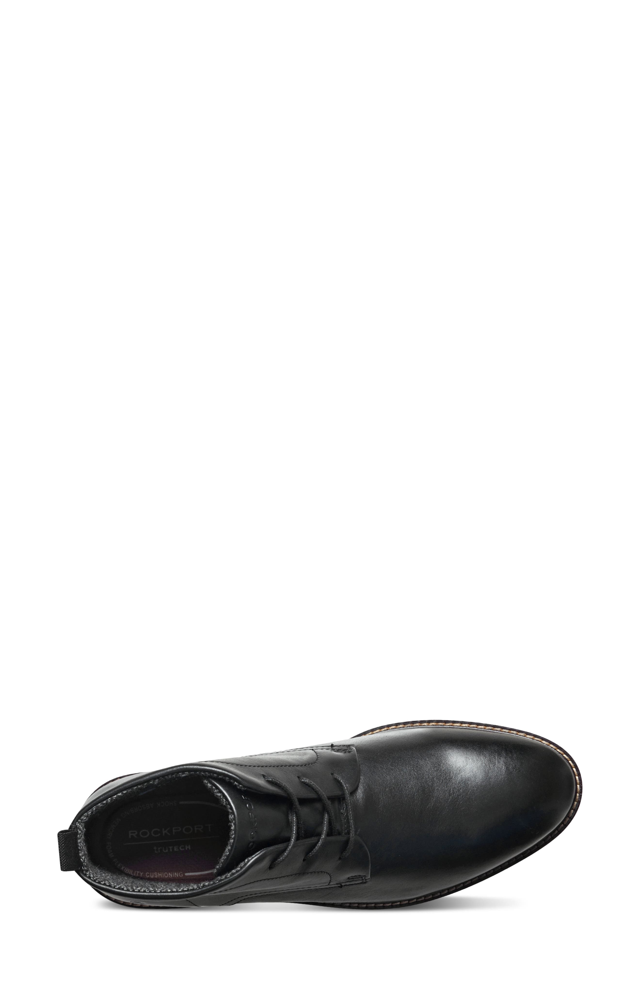Rockport Caspe Lace-Up Boot, Alternate, color, Black