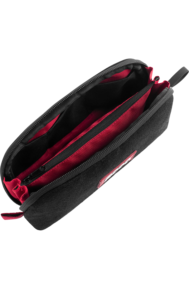 8000Kicks Accessory & Tech Pouch, Alternate, color, Black Hemp