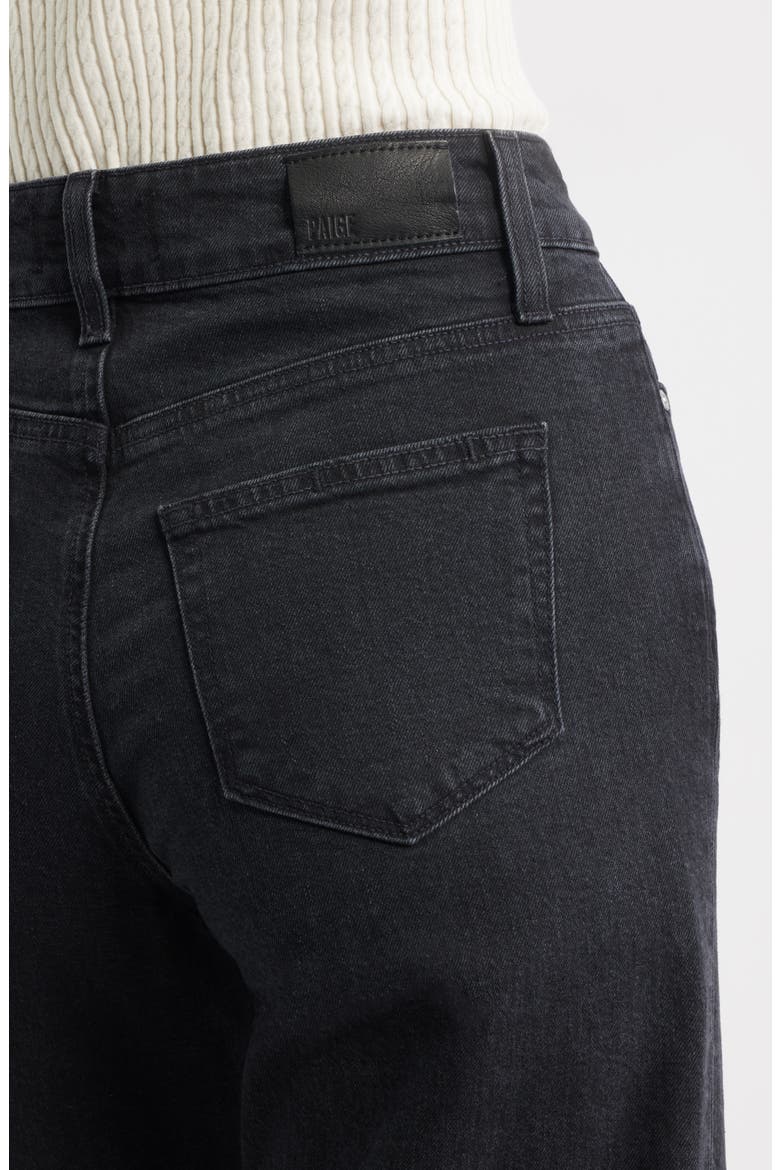 Anessa High Waist Ankle Wide Leg Jeans, Alternate, color, ASTRO BLACK