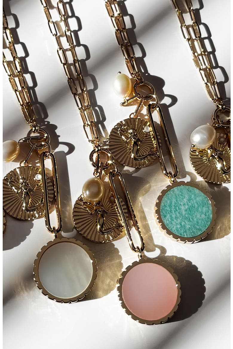 Paradiso Necklace, Alternate, color, PINK JADE