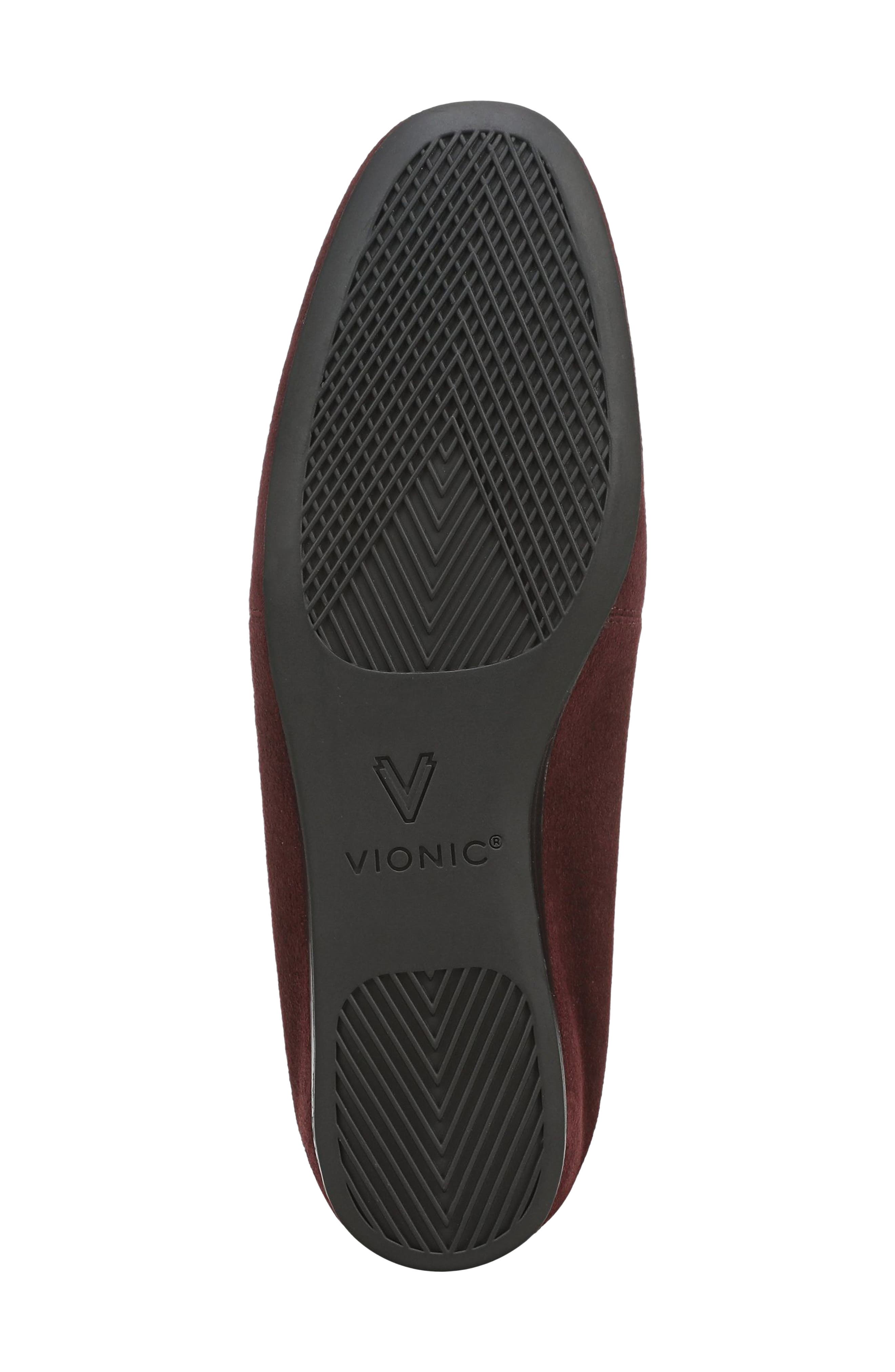 Leonie Mary Jane Flat, Alternate, color, MULLED WINE SUEDE