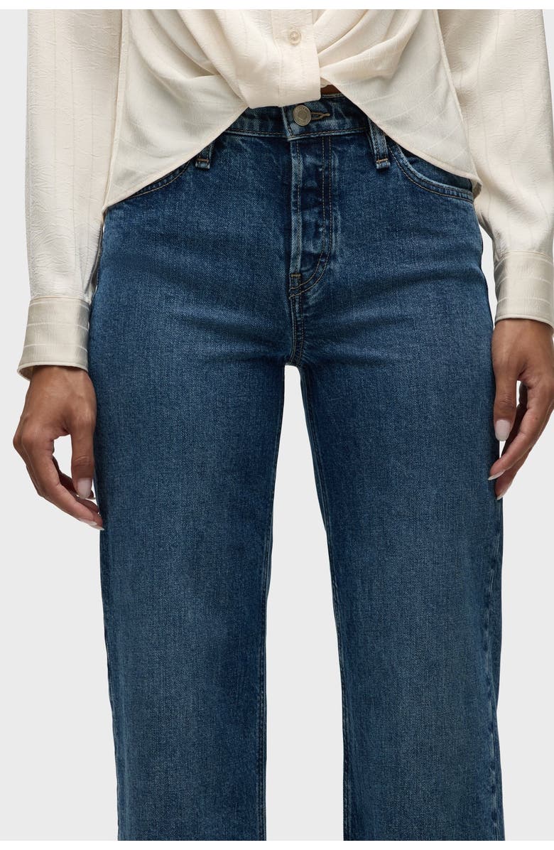 Hudson Jeans Rosie High-Rise Wide Leg Jean w/ Cuff, Alternate, color, Mallorca