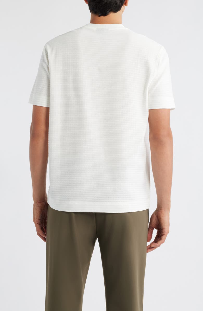 Emporio Armani Tonal Box Cotton T-Shirt, Alternate, color, Fancy White