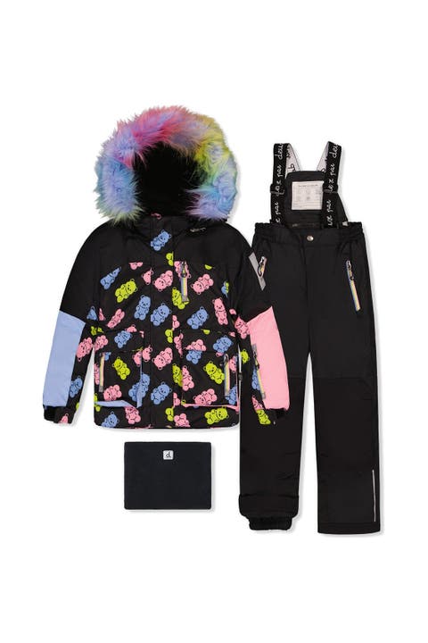 Play Gummy Bear Jacket & Reinforced Pants Two Piece Snowsuit