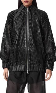 AllSaints Dual Leather Bomber Jacket