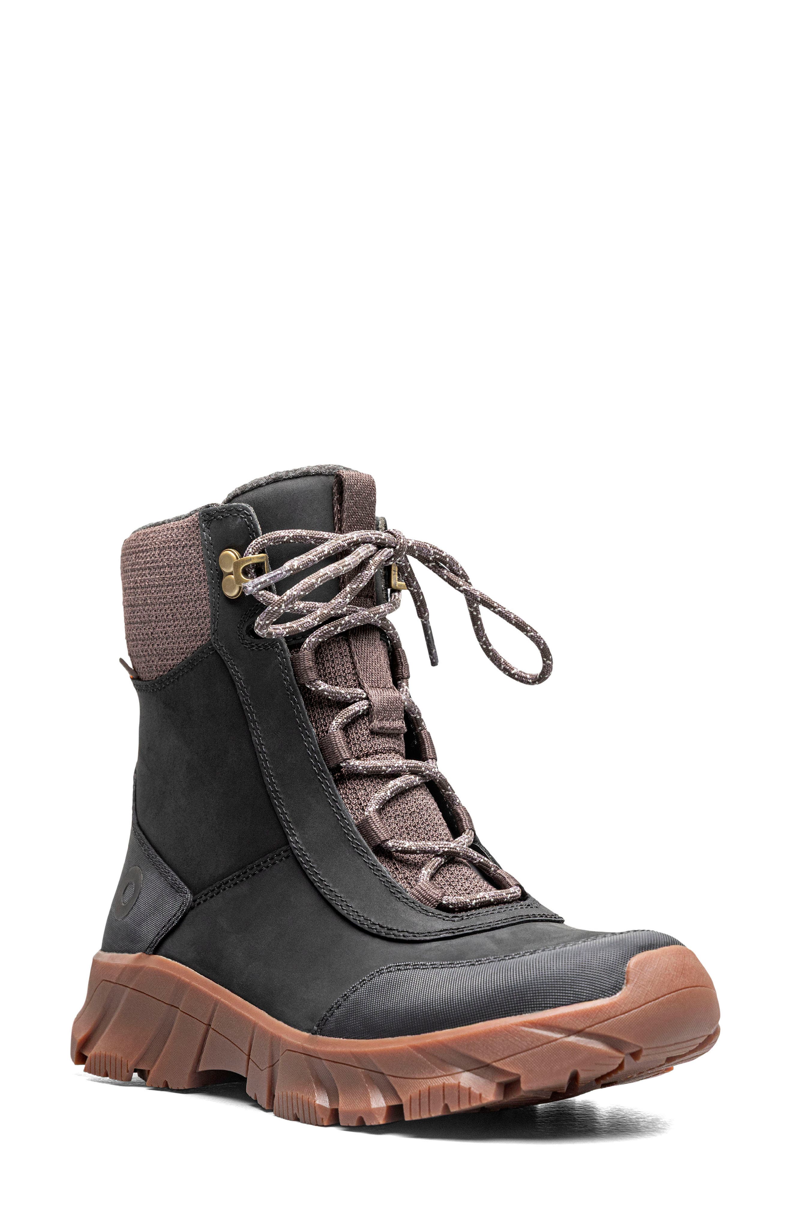 Arcata II Leather Bootie, Main, color, BLACK MULTI