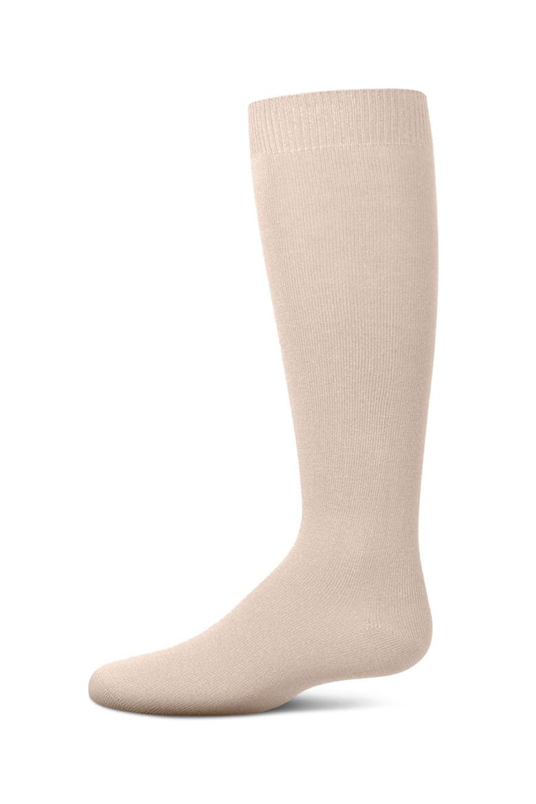 Soft  Knee High Sock - Multiple Solid Colors, Main, color, Latte