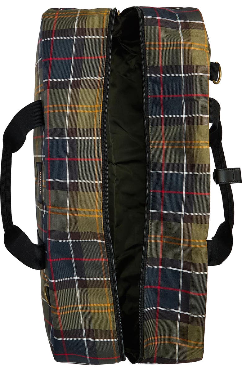 Barbour Torridon Tartan Flight Holdall Duffle Bag, Alternate, color, Classic Tartan