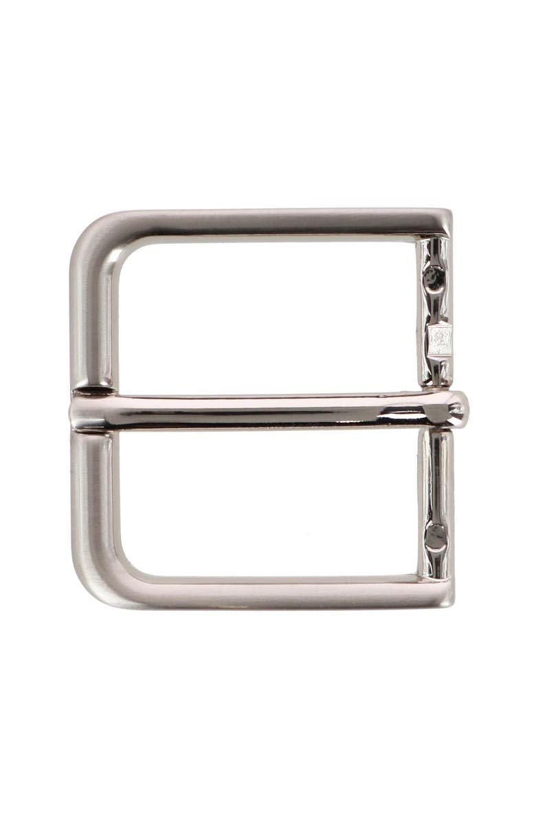 Trafalgar 35mm Italian Polished Brass Rounded Buckle, Main, color, Silver