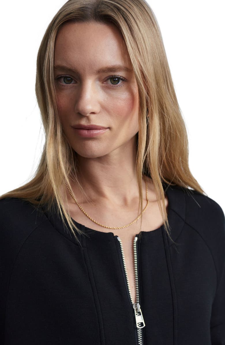 Varley Augusta DoubleSoft<sup>®</sup> Zip-Up Sweatshirt, Alternate, color, Black