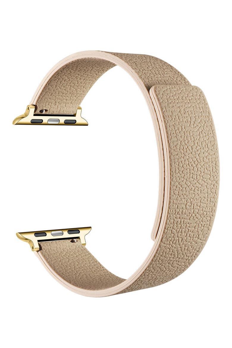 Textured Silicone Apple Watch® Watchband, Alternate, color, TAUPE