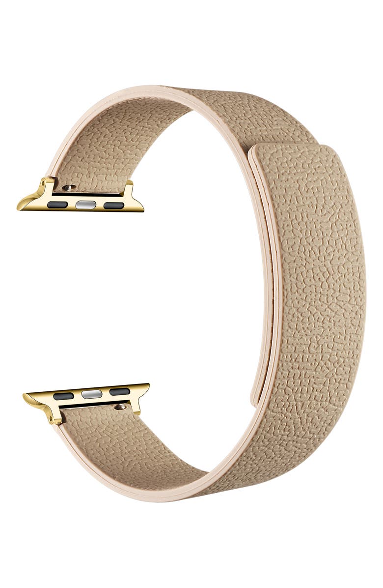 Posh Tech Textured Silicone Apple Watch<sup>®</sup> Watchband, Alternate, color, Taupe