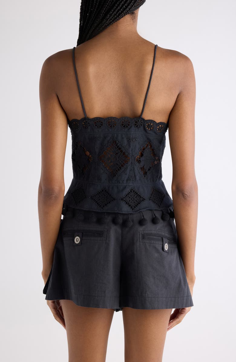 Isabel Marant Nelssy Tank, Alternate, color, Black