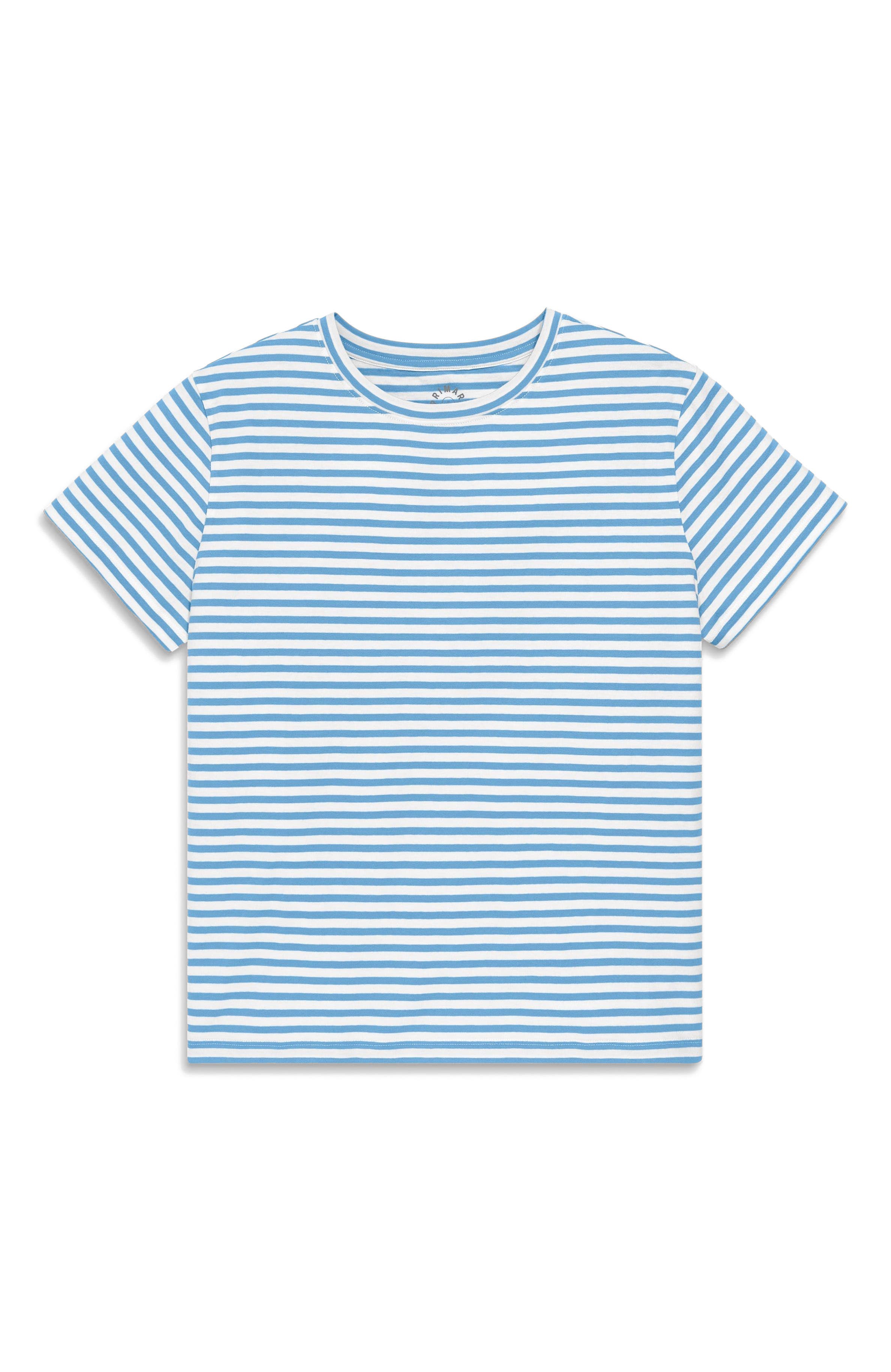 Cornflower White Stripe