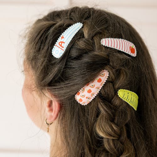 Jollity & Co . Smarty Pants Printed Clip Set In Multi