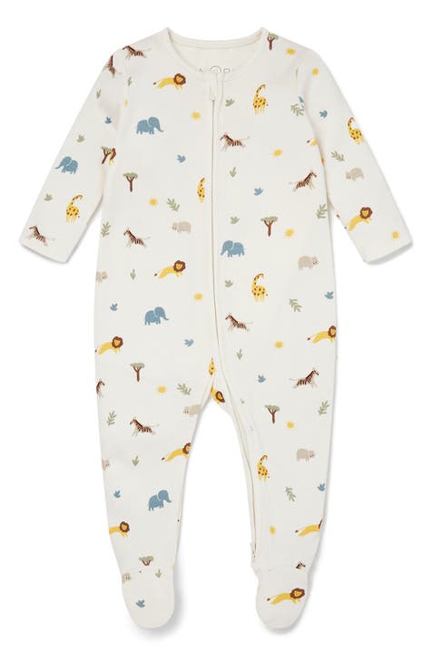 Safari Bunch Footie with Zipper main image 1