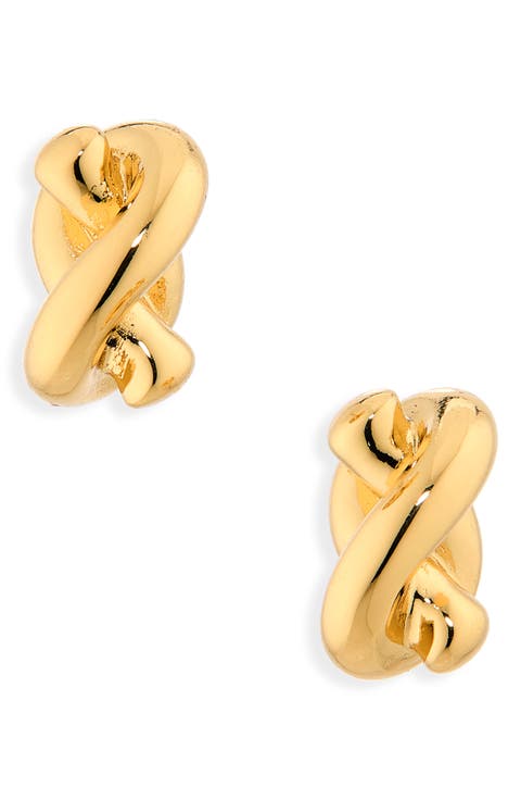 sailor's knot stud earrings