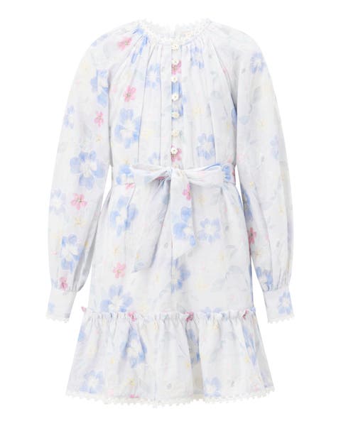 Deanna Sleeve Embroidered Mini Dress