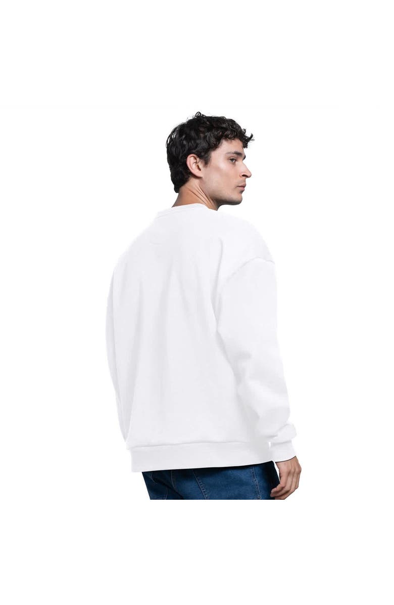 STARTER Men's Starter White Atlanta Falcons 1966 Throwback Collection Sweatshirt, Alternate, color, White