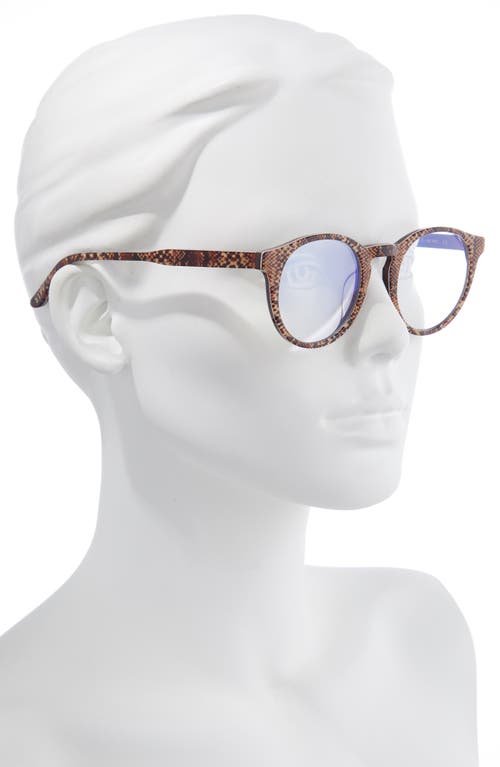 Diff Sawyer 48mm Round Blue Light Blocking Glasses