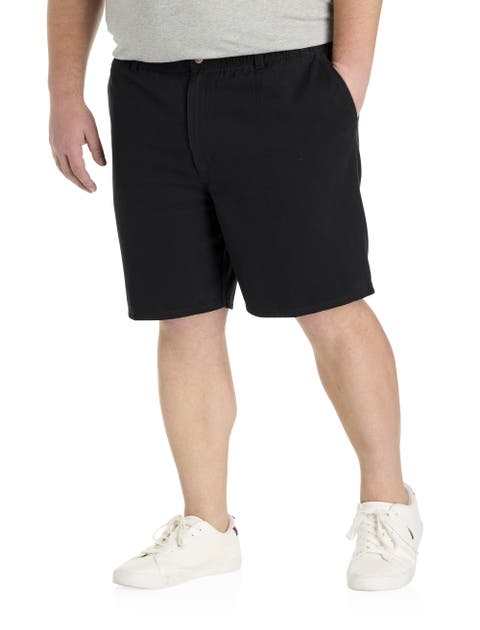 Big & Tall Elastic Waist Jean Shorts