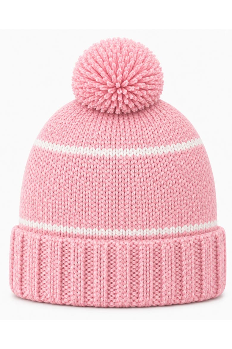 Mama Bobble Hat, Alternate, color, Pink/Ivory