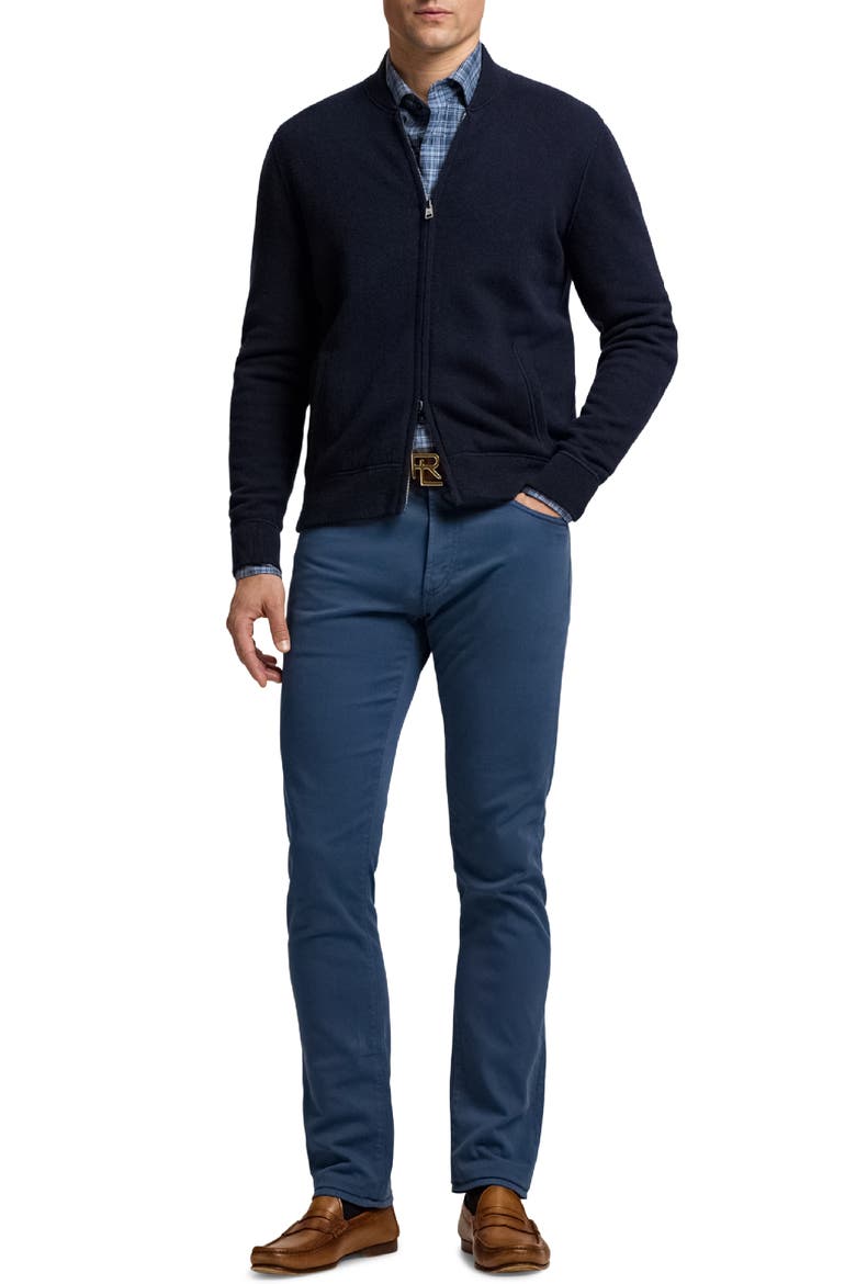 Sherrington Slim Fit Five-Pocket Stretch Twill Pants, Alternate, color, SOFT BLUE