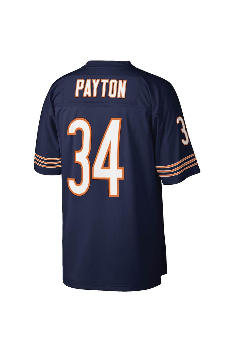 Men's Mitchell & Ness Walter Payton Navy Chicago Bears Legacy Replica Jersey, Alternate, color, Navy