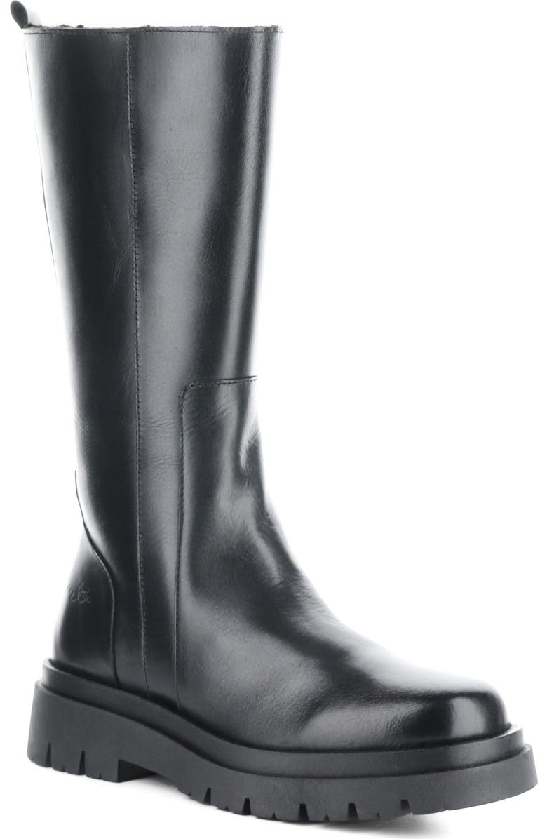 Bos. & Co. Marie Platform Boot, Main, color, Black Feel/ Murta Faux Fur