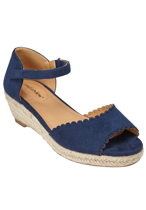 Comfortview The Charlie Espadrille In Blue