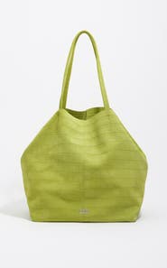 Bimba y Lola Large Split Leather Shopper Bag