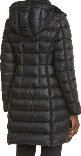 Hermine grosgrain trim quilted down puffer coat on sale