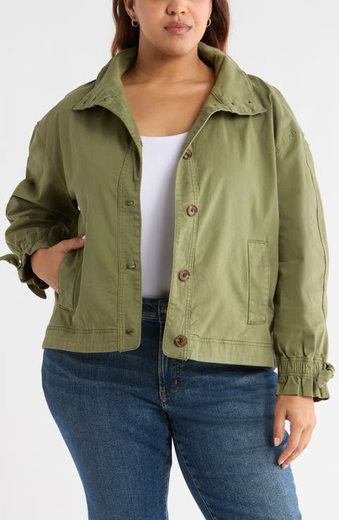 Twill Swing Jacket (Plus)