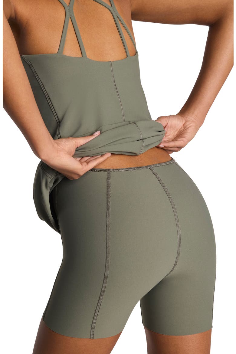 SPANXShape BoostUp Strappy Back Dress, Alternate, color, FROSTED MOSS