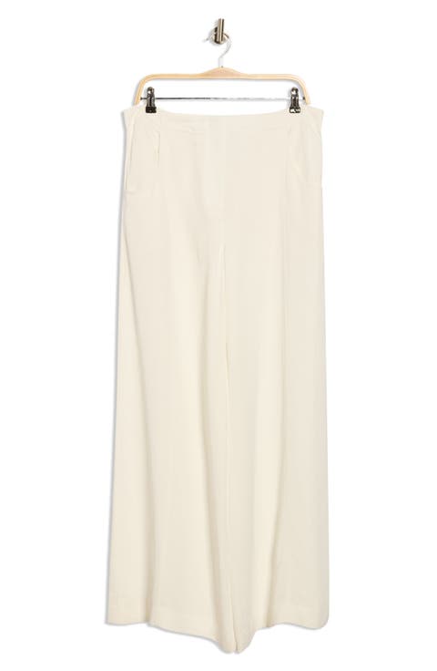 Demie Linen Blend Wide Leg Pants