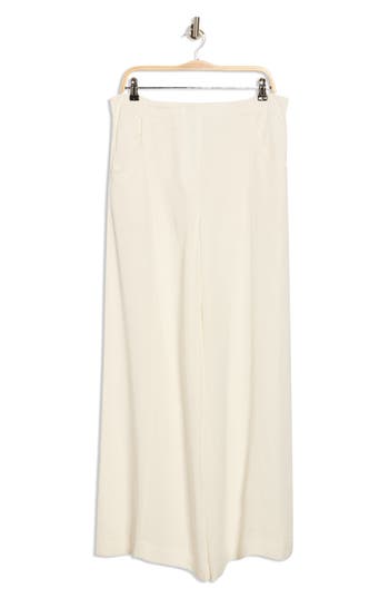 Twp Demie Linen Blend Wide Leg Pants In Neutral