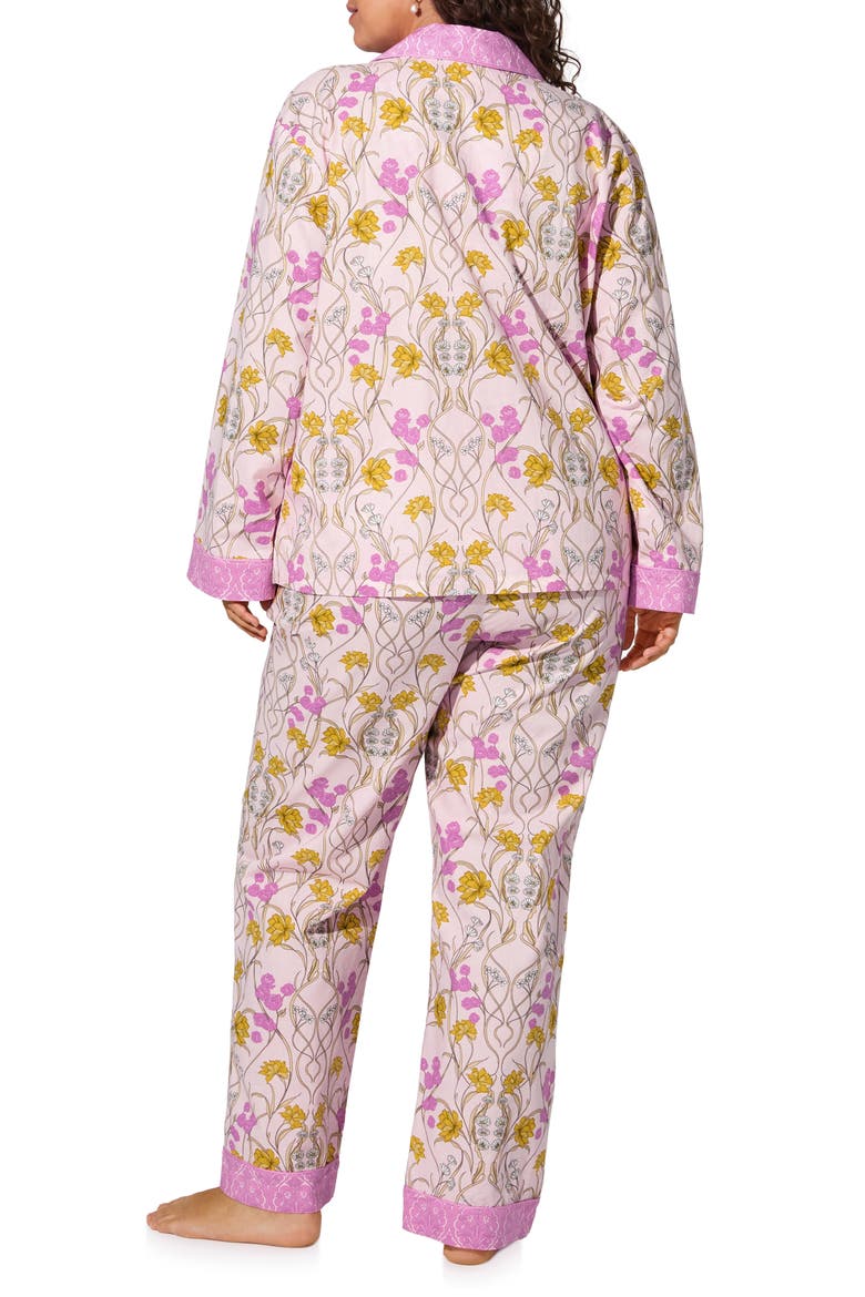 Organic Cotton Poplin Pajamas, Alternate, color, FLEUR NOUVEAU