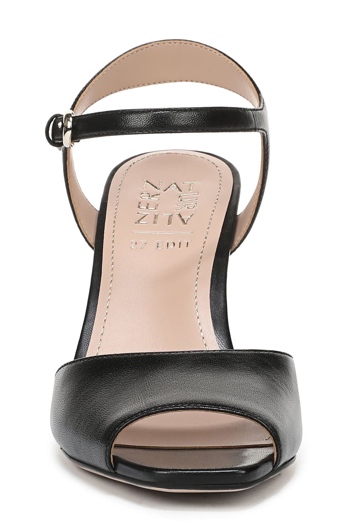 Autumn Ankle Strap Sandal, Alternate, color, BLACK LEATHER