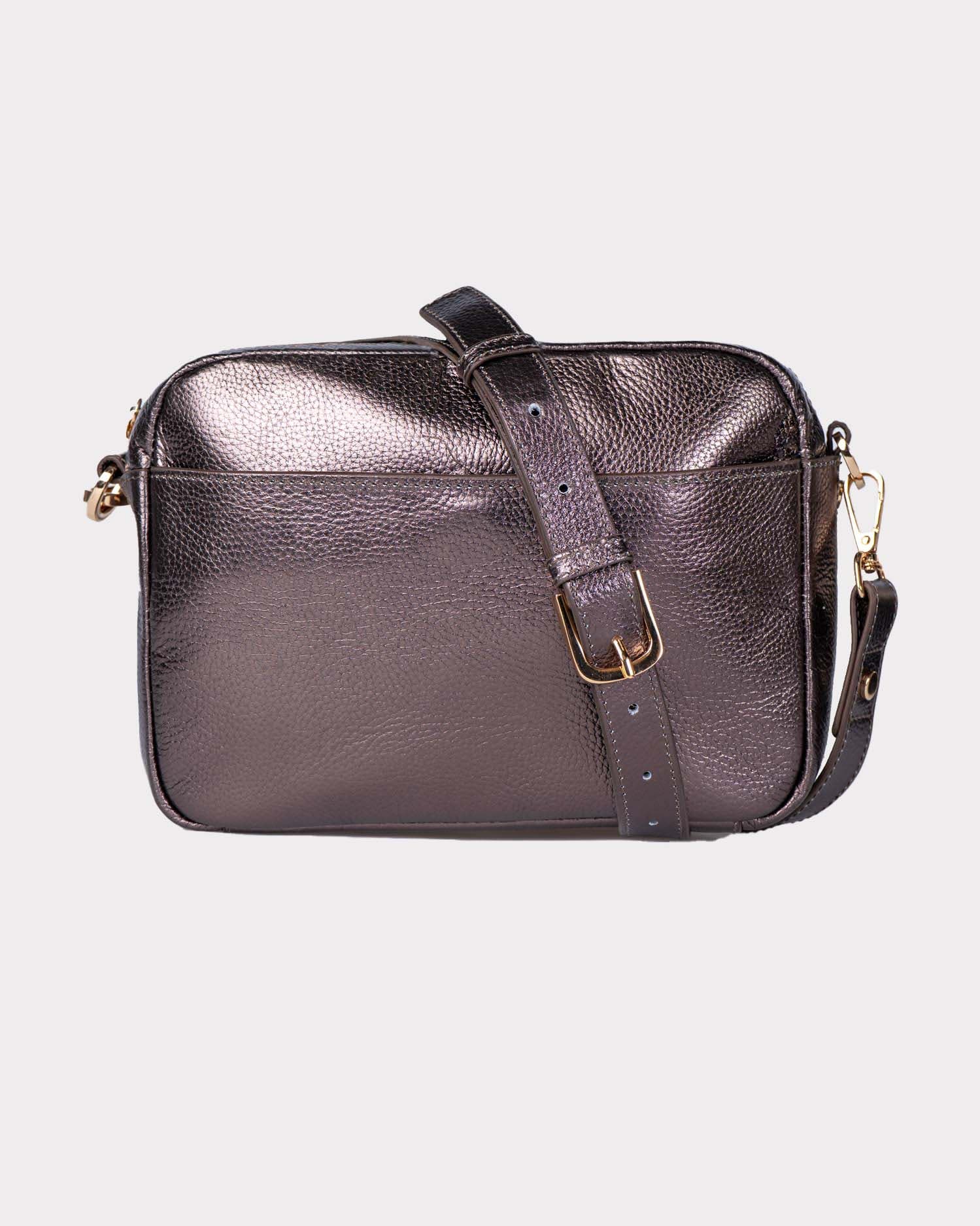 Cross Body Bag, Main, color, Pewter Metallic