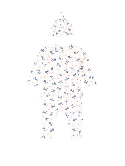 My First Hux Hearts And Bows  Newborn Romper (Baby)