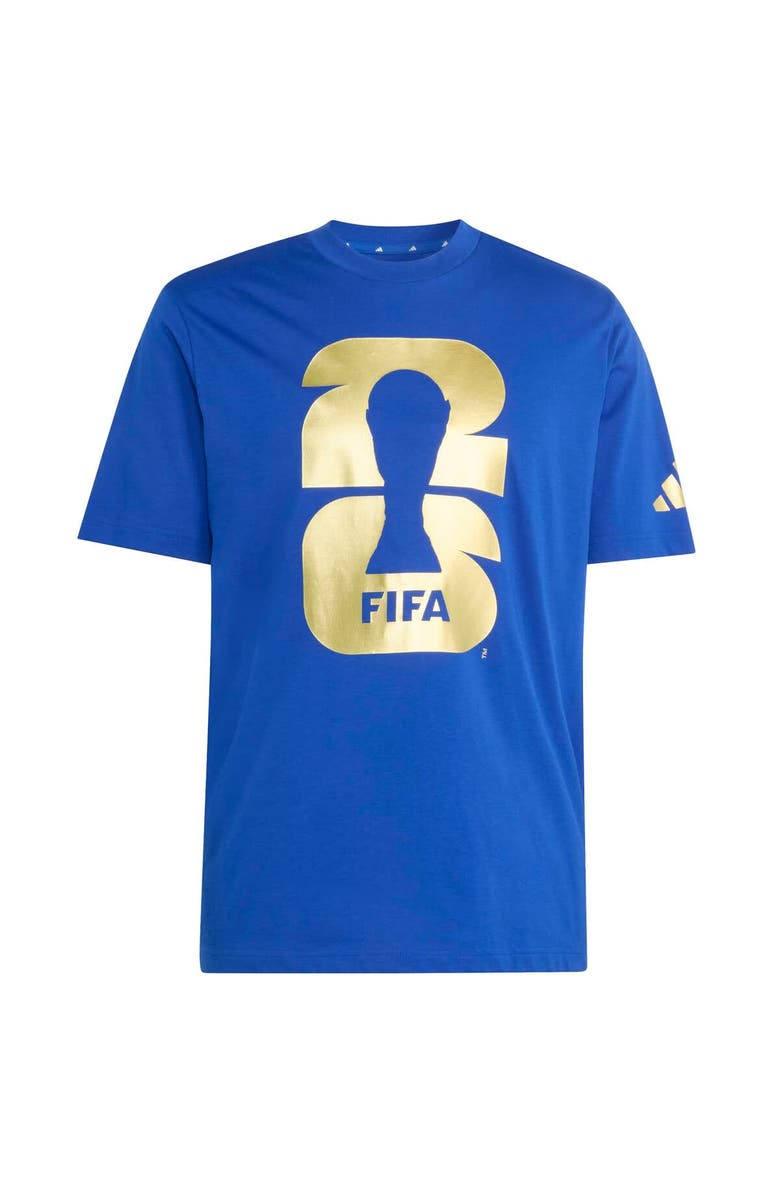 adidas Men's adidas Blue 2026 FIFA World Cup Official Emblem T-Shirt, Main, color, Blue