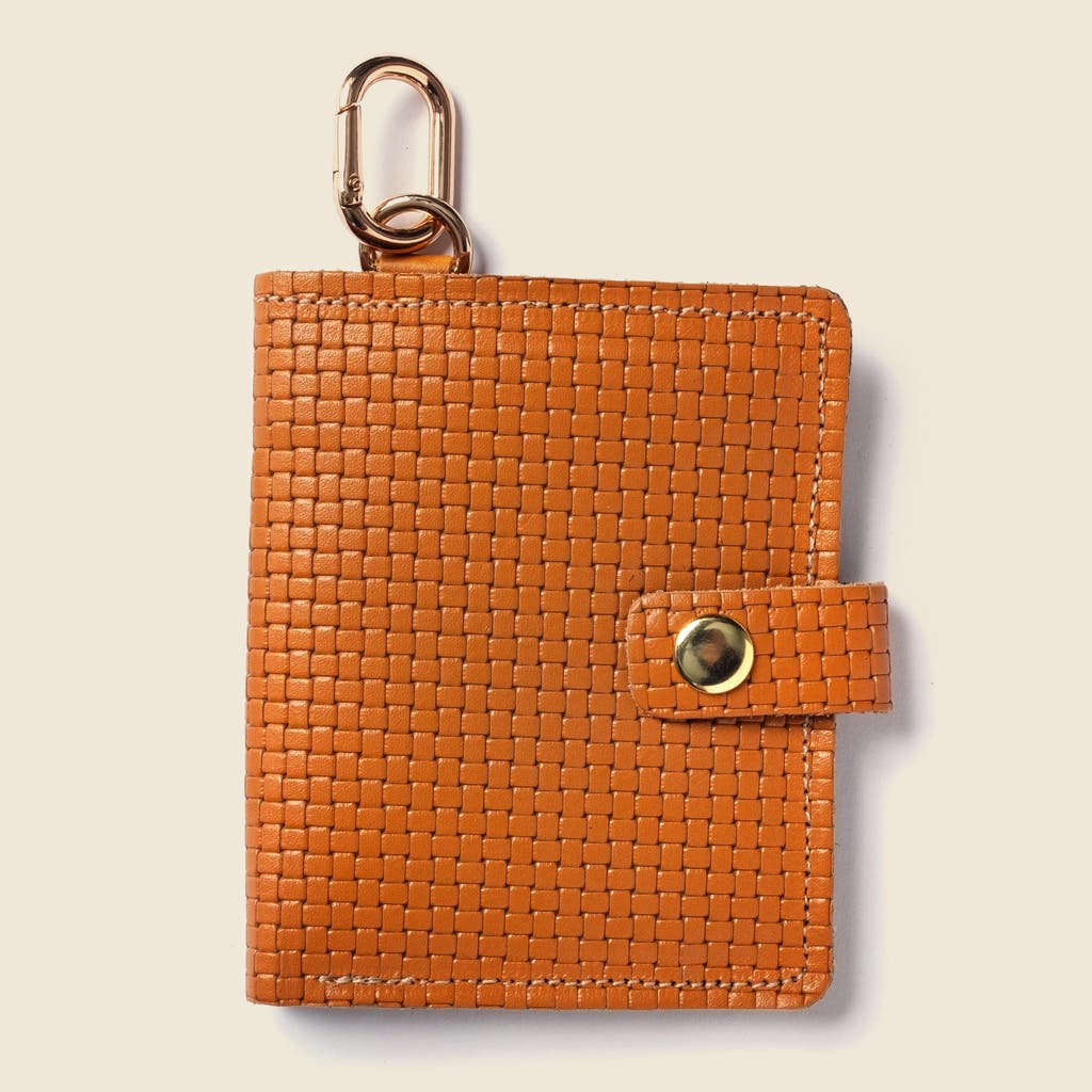 Casupo Wallet With Snap And Key Ring In Brown