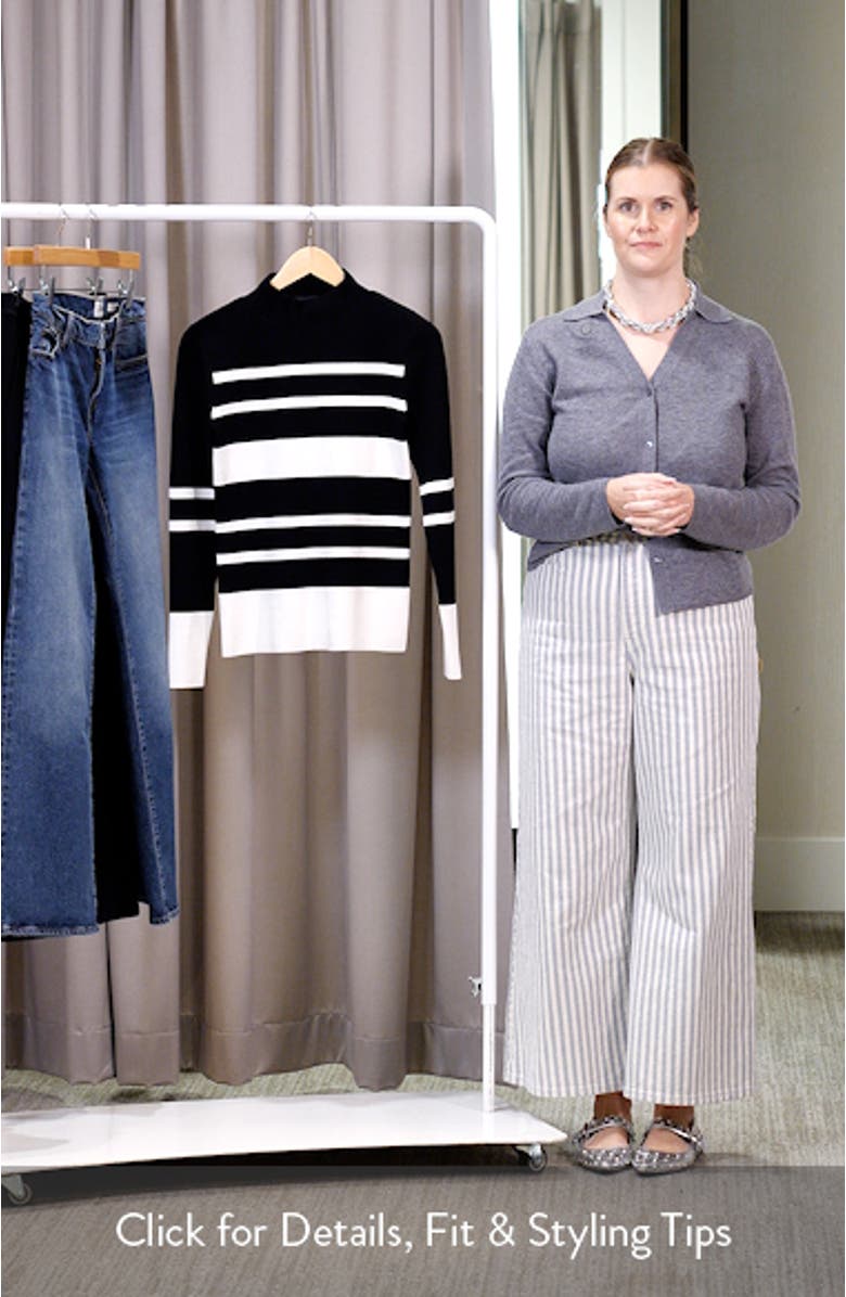 The Clio Stripe Sweater, sales video thumbnail
