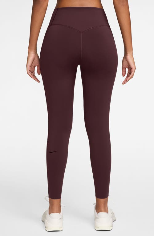 Nike Universa Medium-support High-waisted Pocket 7/8 Leggings In Green